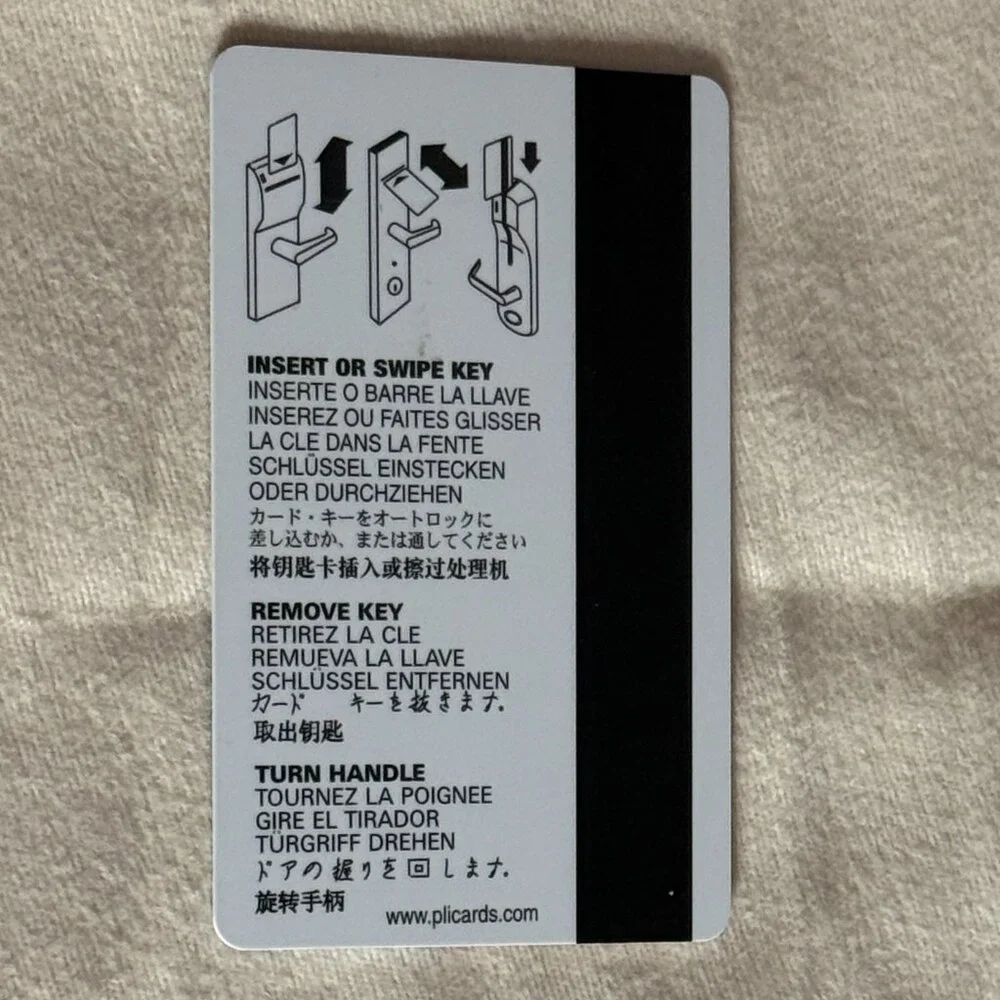 Commemorative Hotel key from the 2003 NCAA Women's Final Four tournament